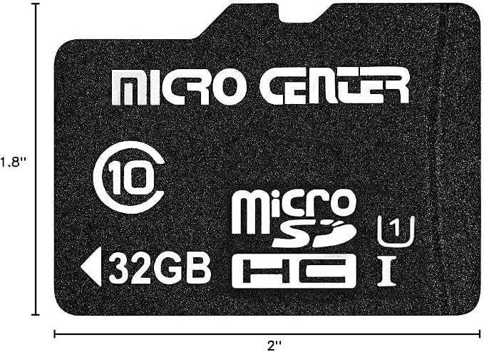 INLAND Micro Center 32GB Class 10 MicroSDHC Flash Memory Card
