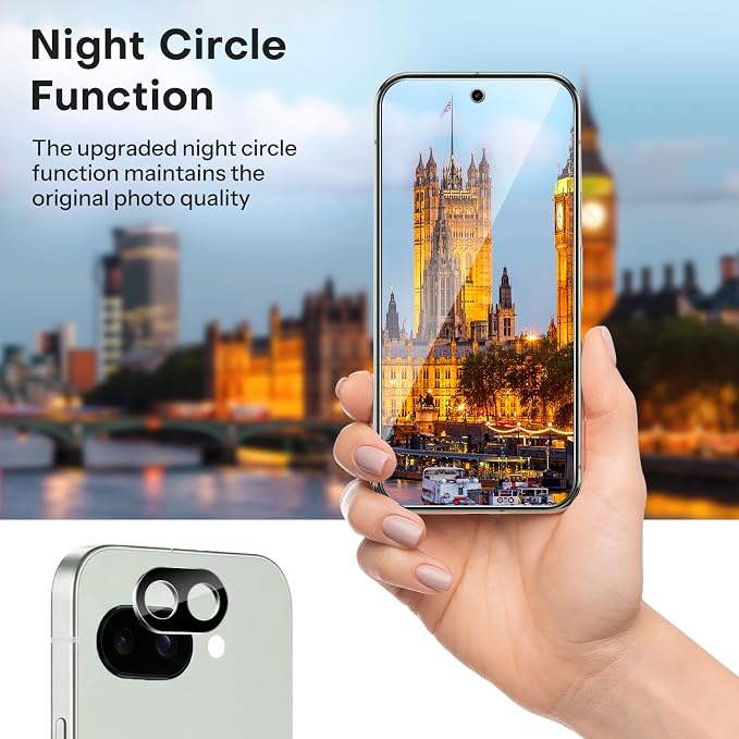 OMOTON 3 Pack Screen Protector for Google Pixel 10a +2 Pack Camera Lens
