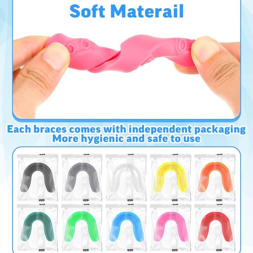 Frienda Sport Mouth Guards - 10 Pcs Gum Shield for Boxing, Basketball, Football & More | Durable Teeth Armor