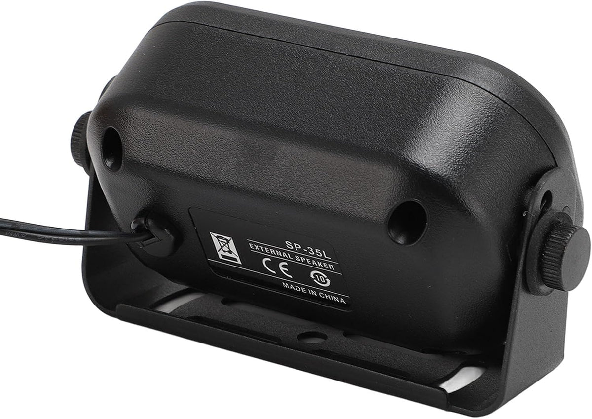 3.5mm Car External Speaker for CB Radio Ham Radio, Mini External Speaker with 14.76ft Cable, Loud Clear Sound for Mobile Transceiver Scanner, 5W 7W Compact Speaker