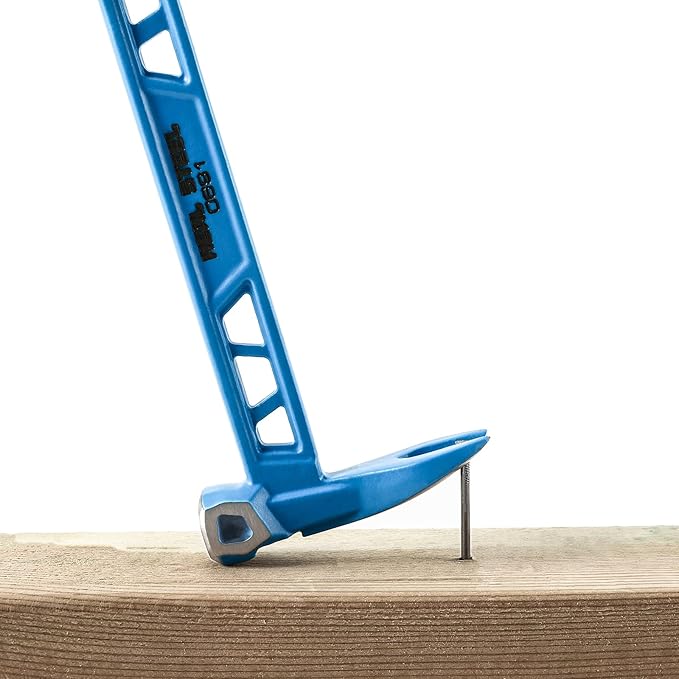 Real Steel 10" Double Ended Nail Puller Cats Paw Pry Bar Construction (0691)