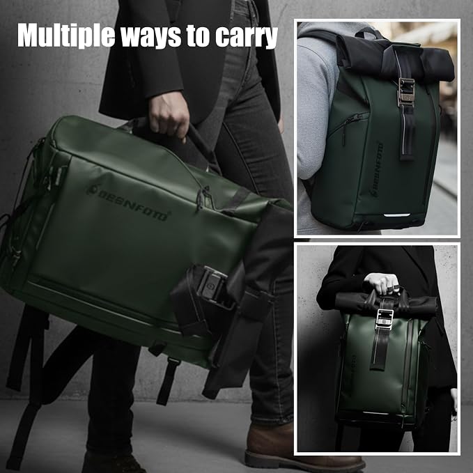 Besnfoto Camera Backpack, Waterproof Travel Camera Bag