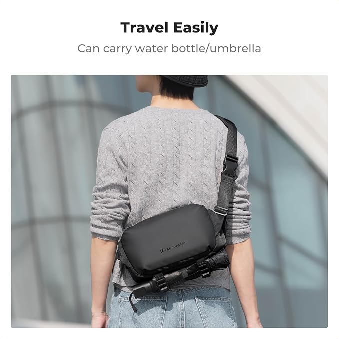 K&F CONCEPT Camera Sling Bag Crossbody Bag Waterproof Camera Shoulder Backpack