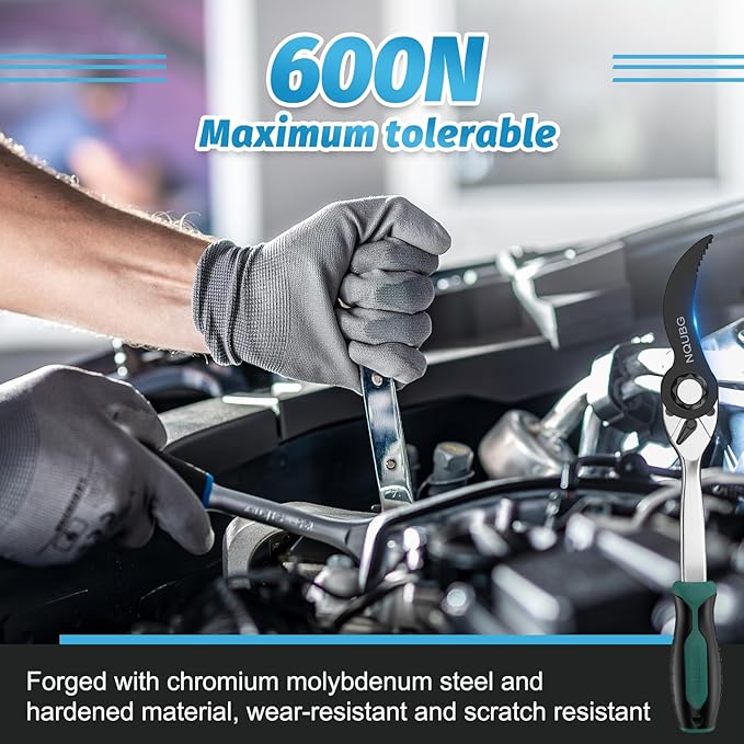 Pry bar wrench adapter，Half Shaft Removal Car Repairing Tools ，Half Shaft Removal Tool ，High quality Crowbar Adapter，2025 Upgraded version1/2"pry bar wrench adaptor head，Ratchet pry bar attachment (2)