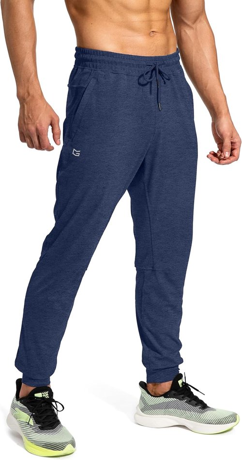 G Gradual Men's Athletic Sweatpants - Zipper Pockets for Running & Workout | Comfortable Joggers