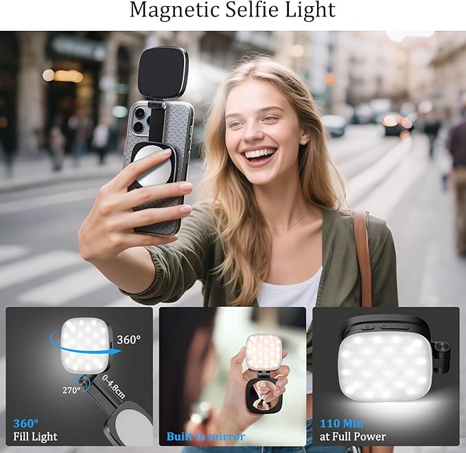 Magnetic Selfie Light Compatible