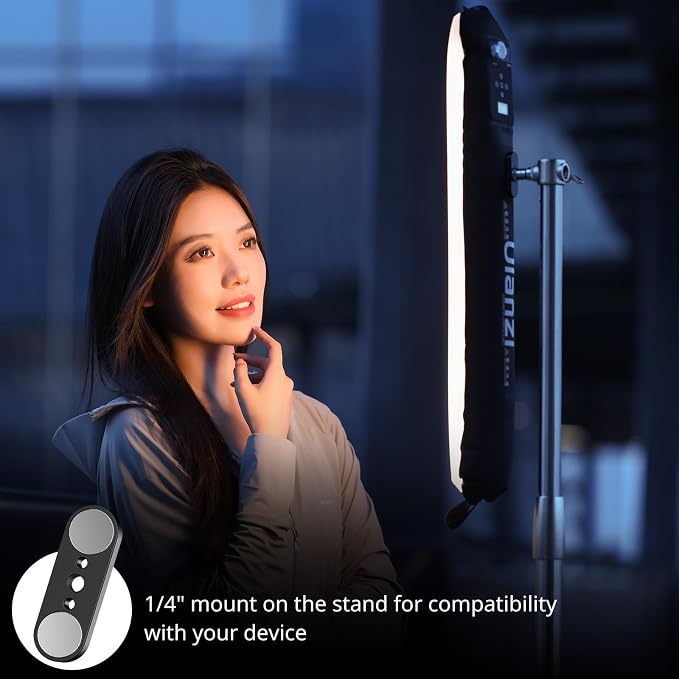 ULANZI UA12 Inflatable Tube Light, 12W Bi-Color Portable LED Air Tube Light