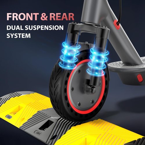 Maxshot Electric Scooter - High-Speed Folding E-Scooter with Dual Suspension & Long Range | 8.5" to 14" Tires