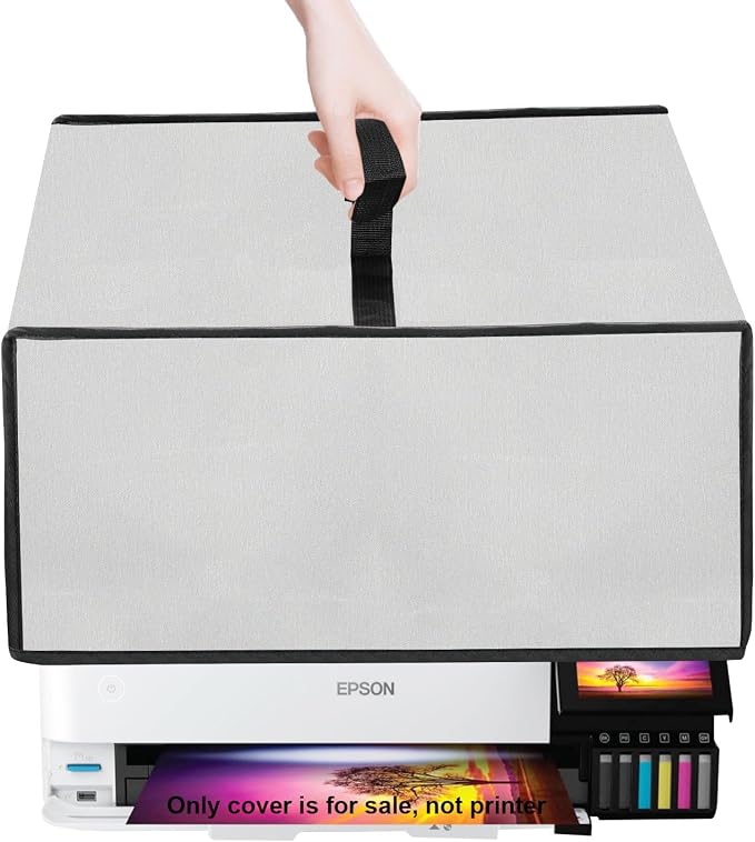 Printer Dust Cover for Epson, Anti-Static Waterproof Dustproof Cover Heavy Duty