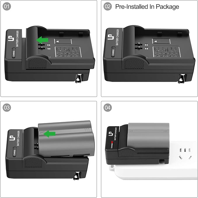 LP EN-EL3e Battery Charger Pack, Replacement