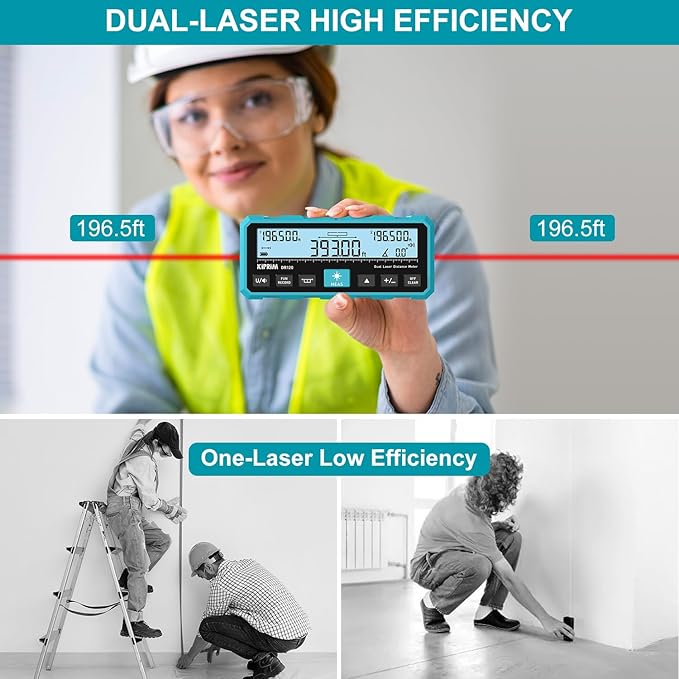 Kiprim DR120 Dual Laser Distance Meter