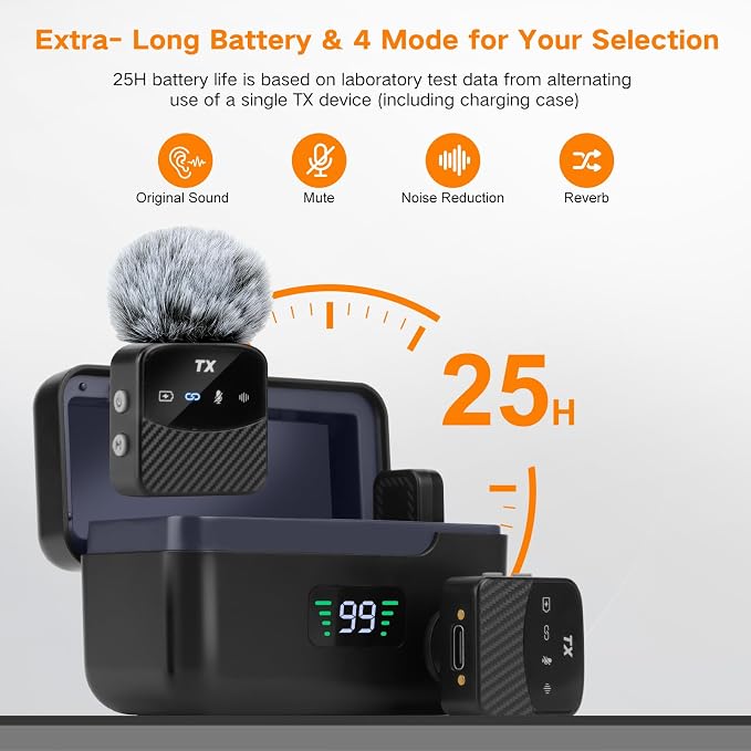 Professional Vlogging Kit for iPhone/Android, 70”Auto Face Tracking Tripod for