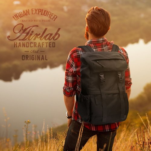 Airlab Rucksack Backpack for Travel College Hiking Camping Large Outdoor men women large lightweight Daypack