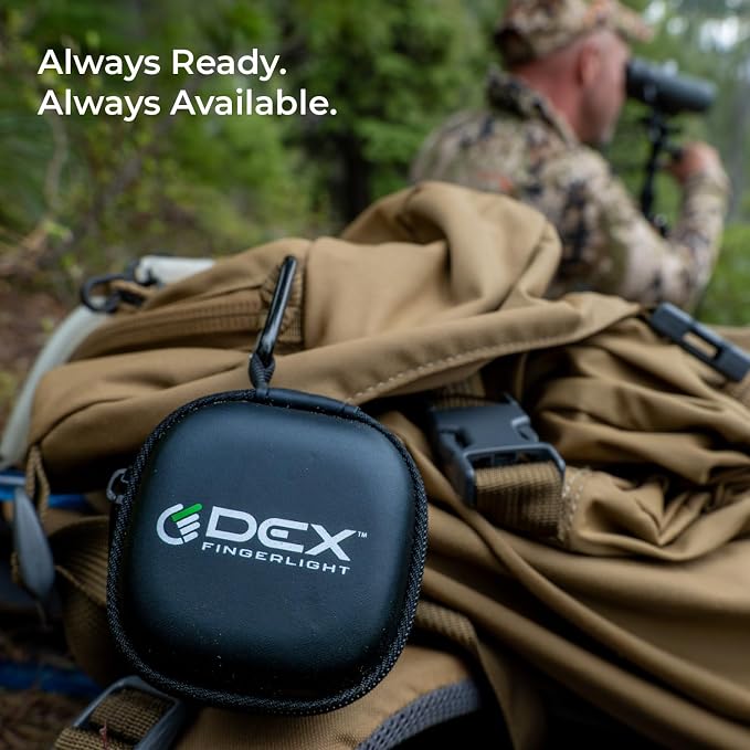 + Case, High Tech Wearable LED Flashlight, Faster and Easier Than a Headlamp