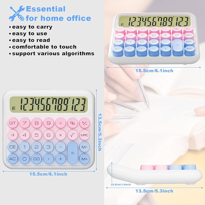 DECKLIT Battery Desk Calculator