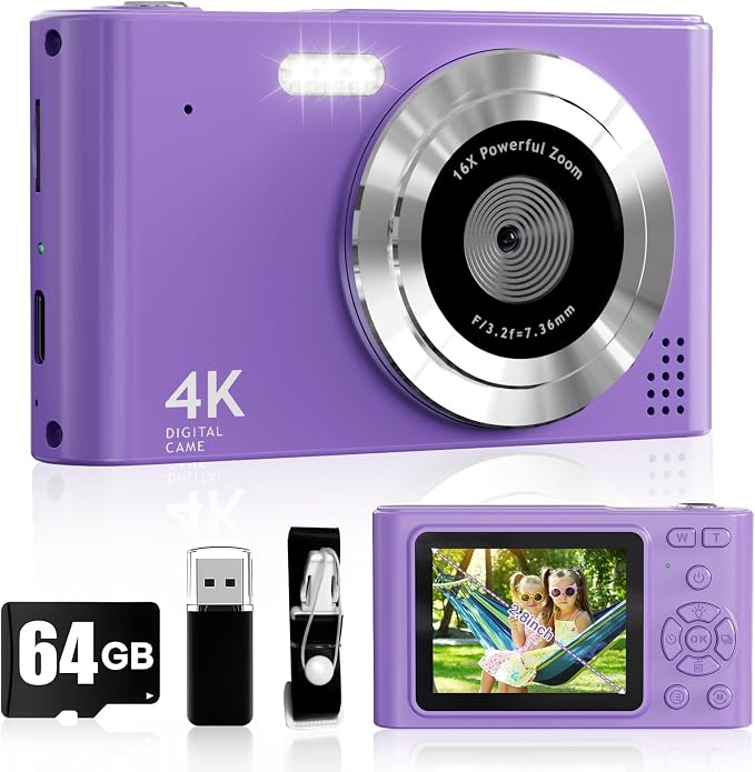 Digital Camera, Kids Camera1080P, Vlog Camera