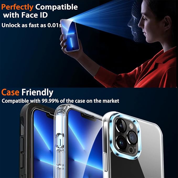 IMBZBK 3 Pack Screen Protector for iPhone 13 Pro Max