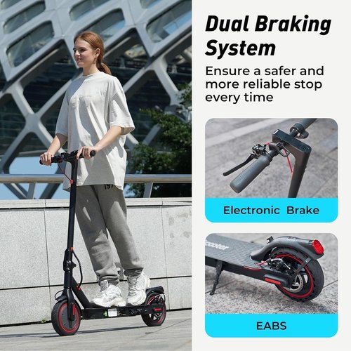 iScooter Electric Scooter - Long Range Commuting Escooter for Adults & Teens | 18 Miles, 22 MPH Top Speed