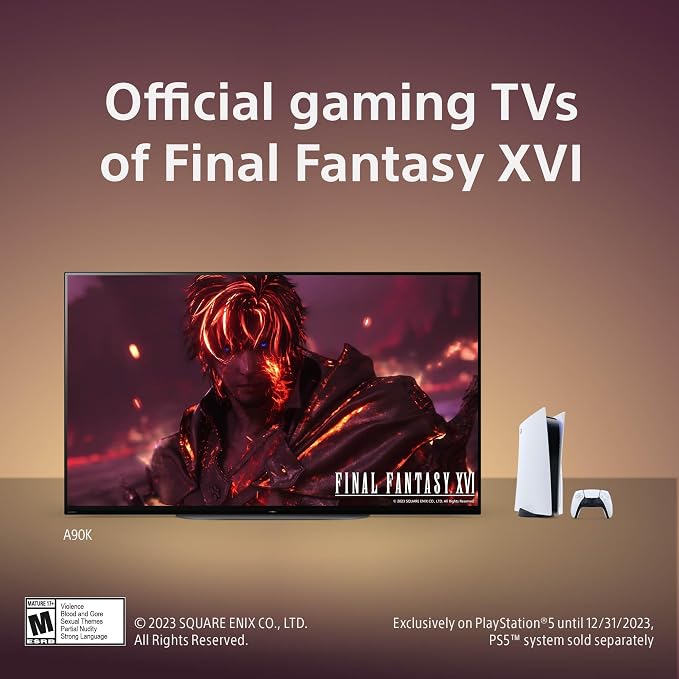 Sony (Refurbished) 48 Inch 4K Ultra HD TV A90K Series: BRAVIA XR OLED Smart Google TV with Dolby Vision HDR and Exclusive Features for The Playstation® 5 XR48A90K- 2022 Model (Renewed)