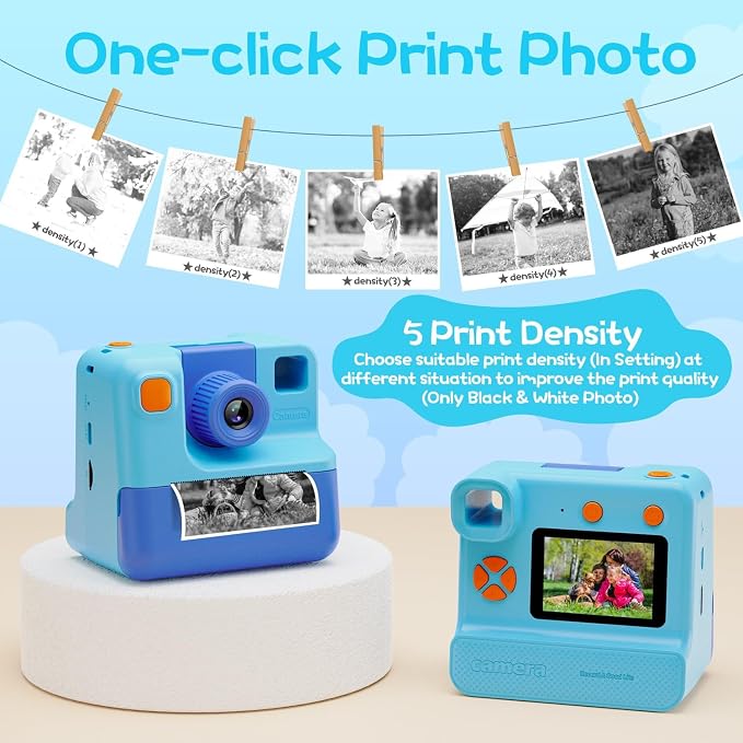 Kids Camera Instant Print, Christmas Birthday Gifts