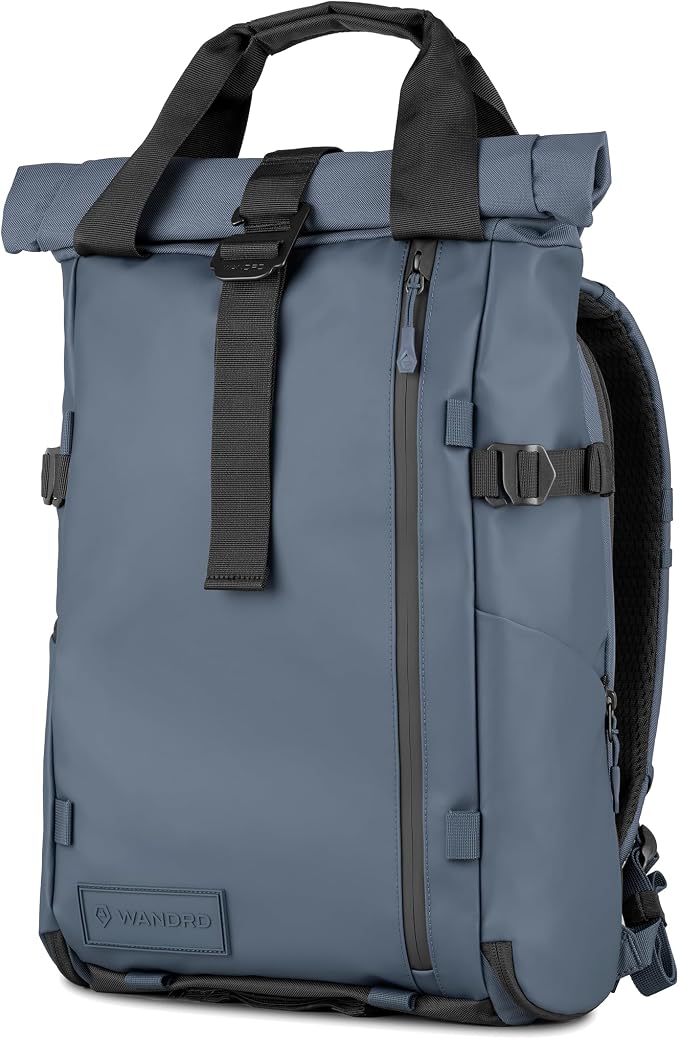 WANDRD PRVKE Rolltop 21L V4 Camera Backpack – Expandable Weatherproof Travel Bag