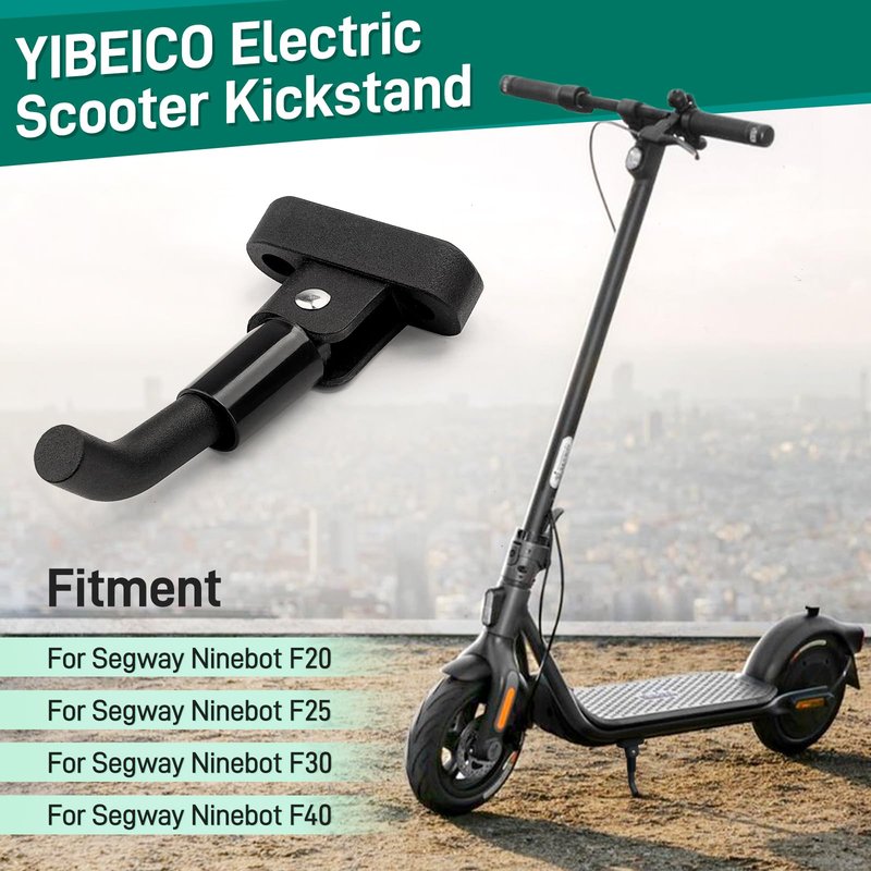 YIBEICO Kickstand for Segway for Ninebot F20/F25/F30/F40, Aluminium Parking Stand Kick Stand, High Toughness Kickstands Side Support Stand, Scooter Replace Parts Replacement for Segway for Ninebot