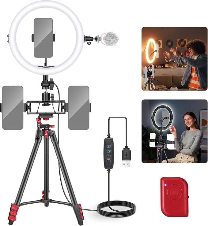 NEEWER Basics 10" Selfie Ring Light