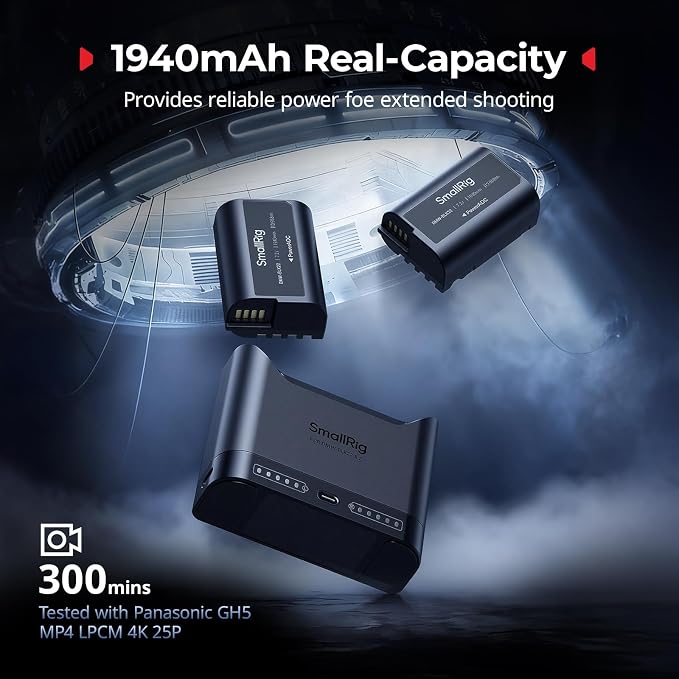 SMALLRIG DMW-BLK22 Camera Battery Set