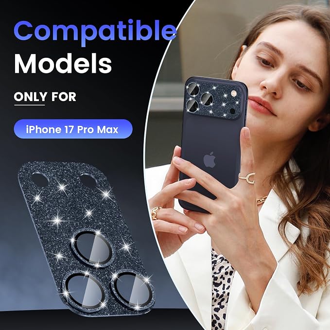 Tensea for iPhone 17 Pro Max Camera Lens Protector, Metal Aluminum Alloy