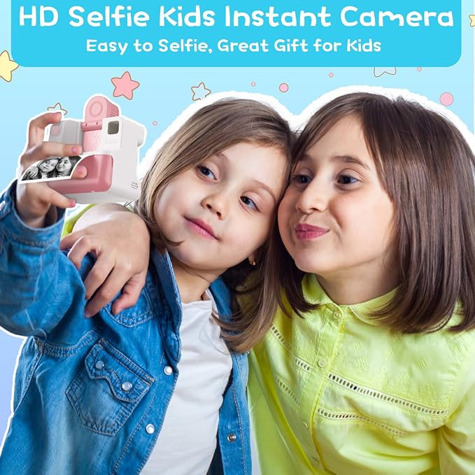 Kids Camera Instant Print, Christmas Birthday Gifts