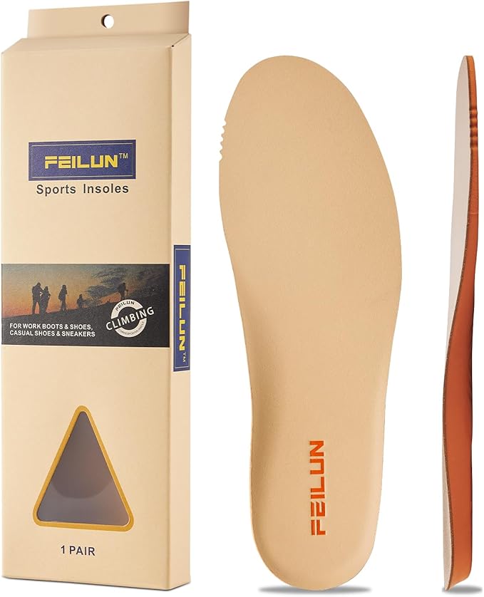 Shoe Inserts for Men and Womem Sport Shoe Insoles Memory Foam Insoles Excellent Shock Absorption and Cushioning for Feet Relief, Comfortable Insoles for All Day Energy in Running, Walking, and Work