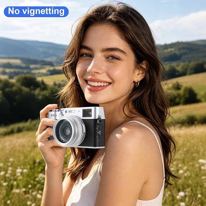 Haoge Lens Filter Adapter Ring for Fujifilm X100VI Fuji FinePix X100V Camera