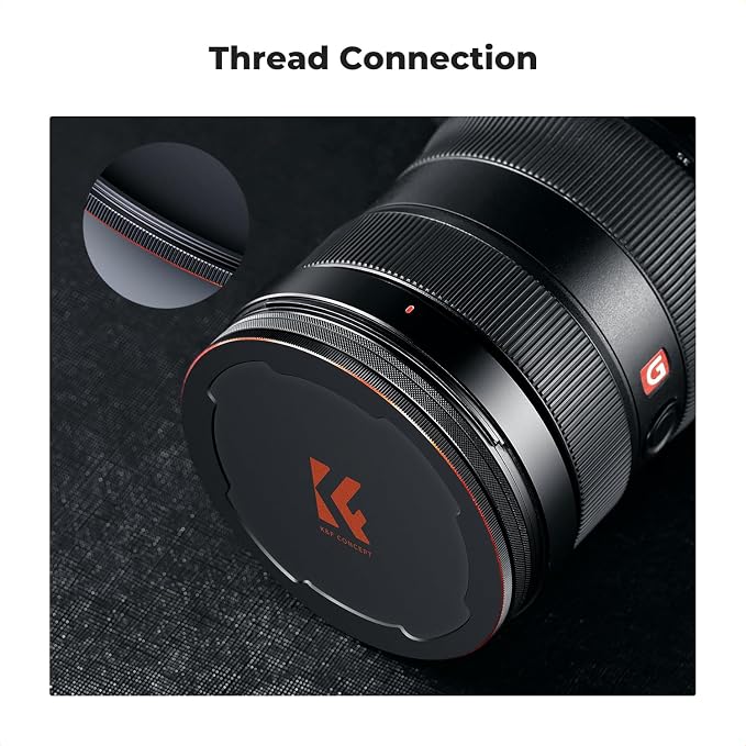 K&F CONCEPT 86mm Thread & Magnetic 2-in-1 Lens Filter Cap Only Compatible