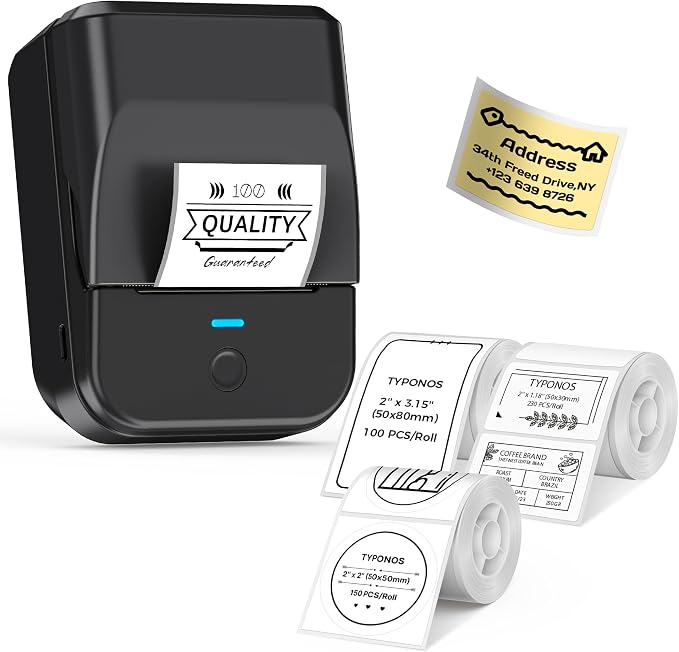 PM240 Label Maker Machine with 3 Tapes, Set 2