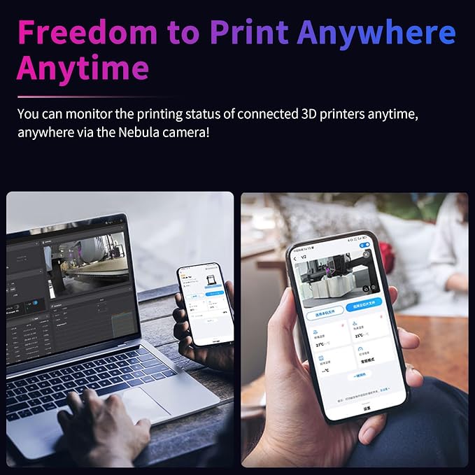 Creality Official Nebula Camera, 3D Printer Camera Night Vision Function