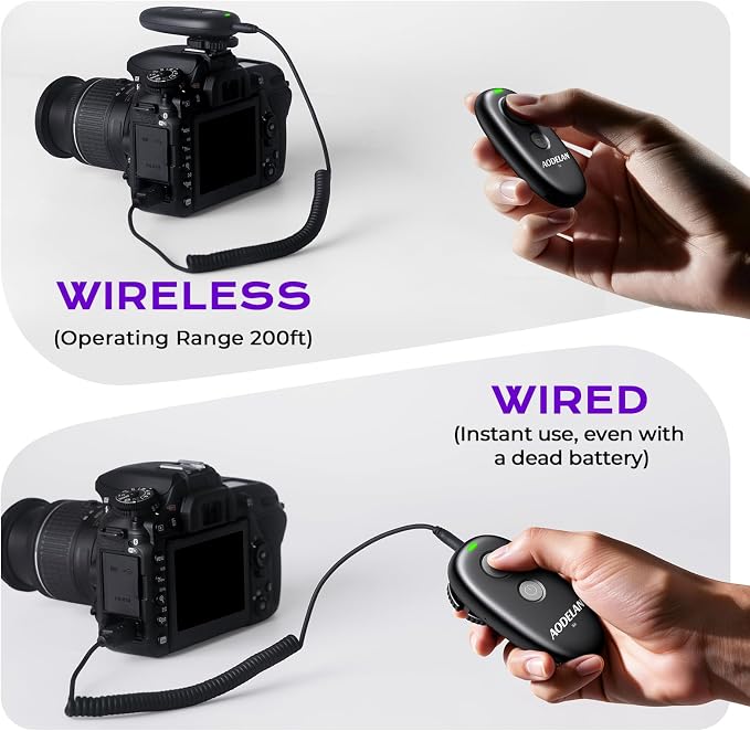 for Sony Camera Rechargeable Remote Shutter Release