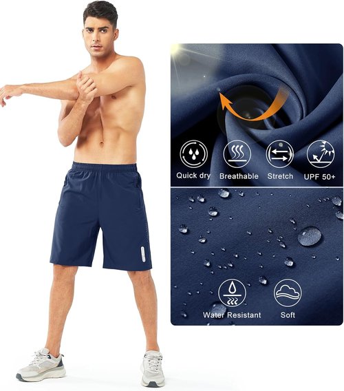 NORTHYARD Men's Athletic Running Shorts - Quick Dry Lightweight Gym Workout | Available in 5", 7", 9" Sizes