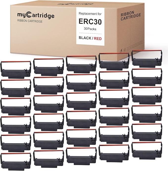 MYCARTRIDGE Compatible Ribbon Cartridge Replacement ERC30 ERC-30 ERC 30 34 38