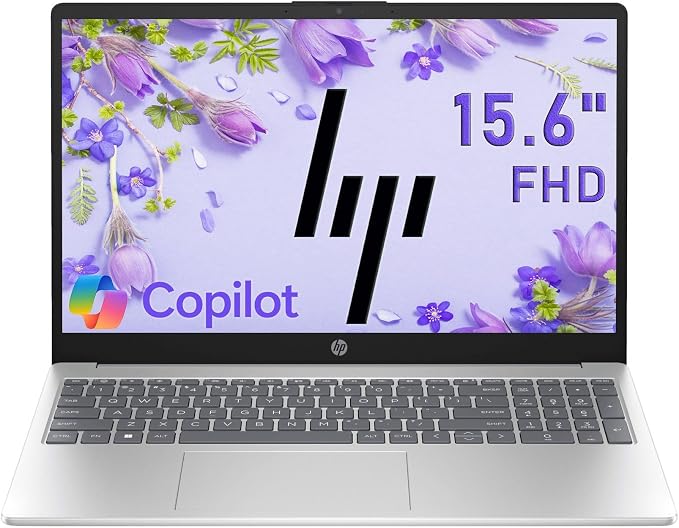 HP Laptop 2026 Copilot AI, 15.6" FHD, 32GB RAM, 1TB SSD, Intel Processor | WiFi 6, Office 365, Long Battery Life, Portable Size & Lightweight, Windows 11 Home for Students & Business Office