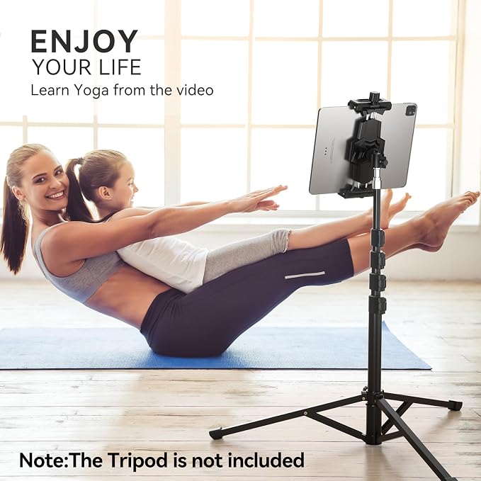 KDD iPad and Phone Tripod Mount Adapter