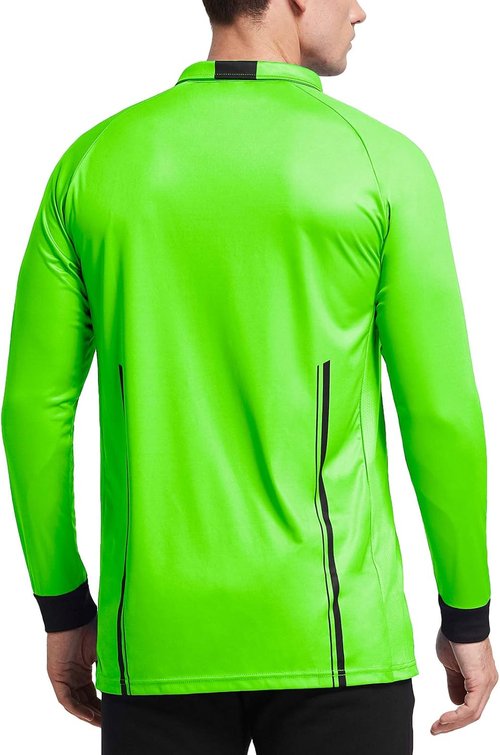 FitsT4 Pro Soccer Referee Jersey - Men's Long Sleeve Referee Shirt for Ultimate Comfort