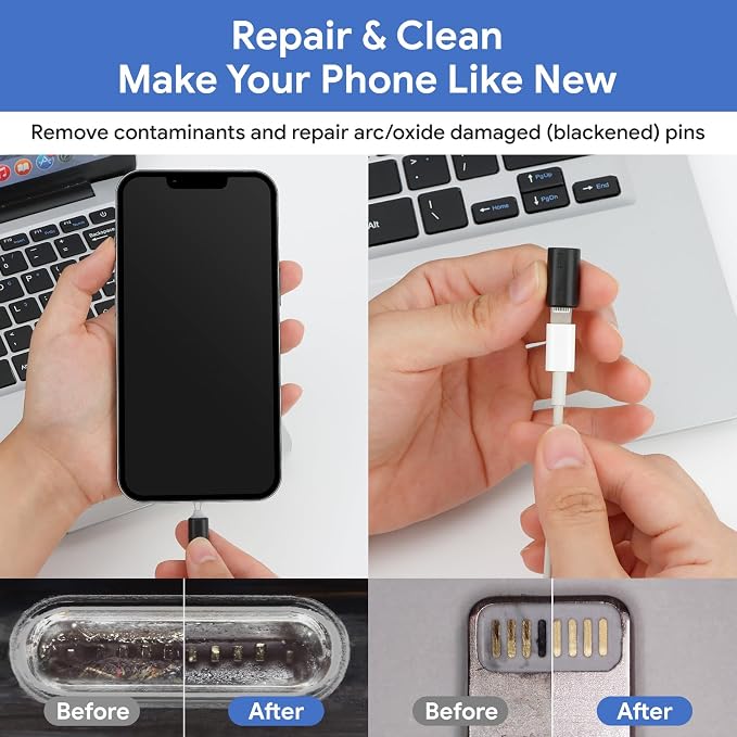 for iPhone Cleaning Kit for Charging Port Cleaner, Repair & Recovery for