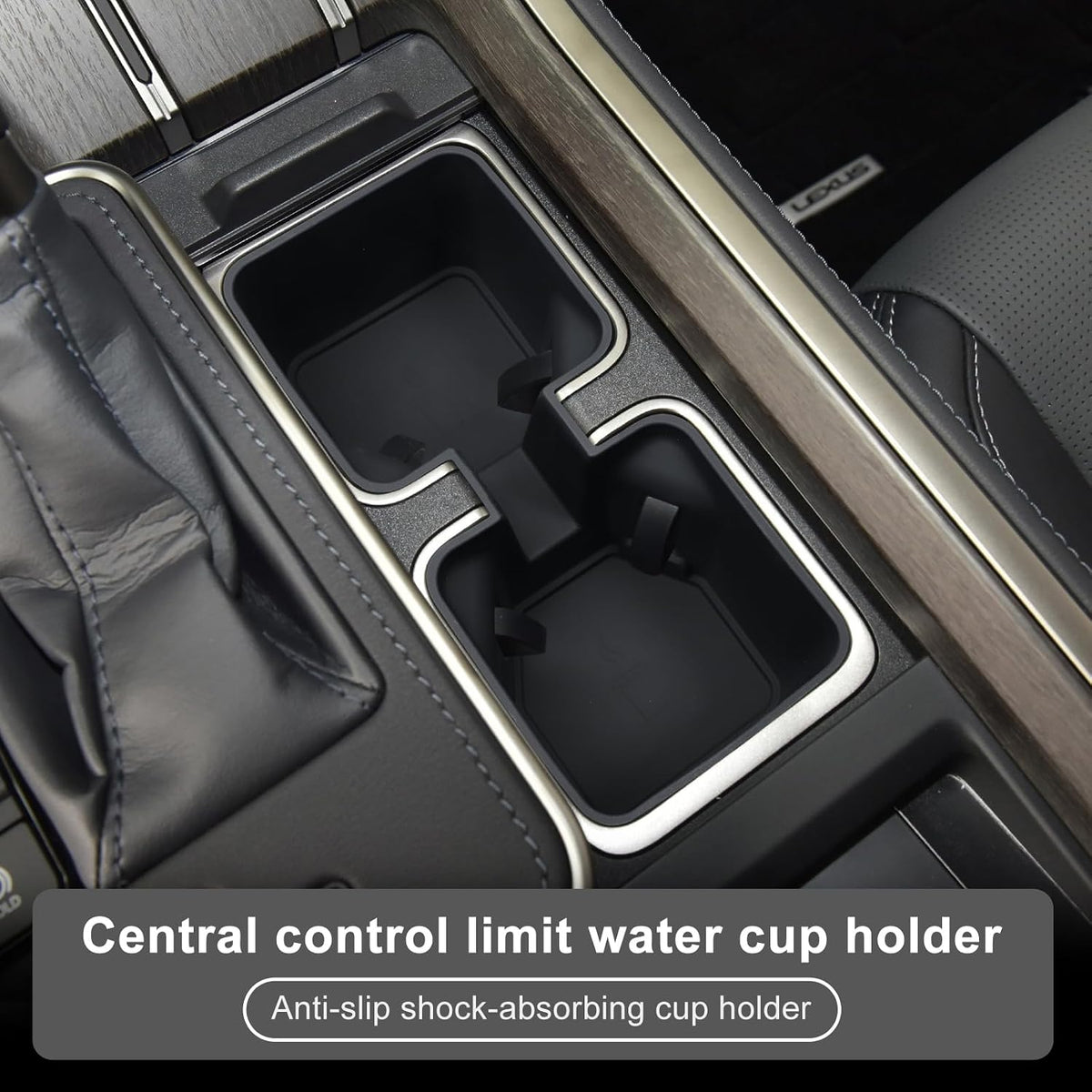 SMABEE 2PCS Center Console Organizer for Lexus GX 550 2024+