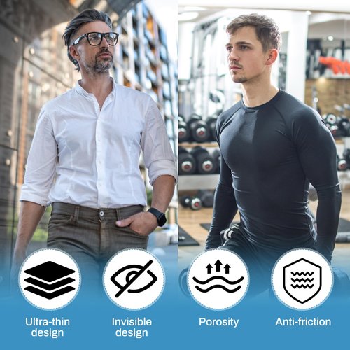 frolusian Nipple Covers for Men 100Pcs (25 Pairs White & 25 Pairs Skin Tone) | Ultra-Thin Anti-Chafing for Running, Marathon & Gym | Strong Adhesive, Invisible Underwear | No Rubbing, Easy to Remove