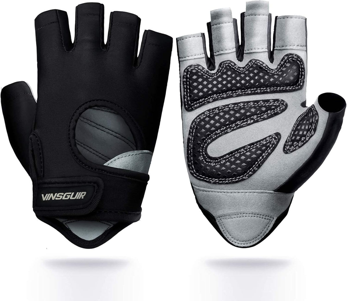VINSGUIR Workout Gloves - Lightweight Weight Lifting Gloves with Excellent Grip for Fitness & Climbing | Unisex