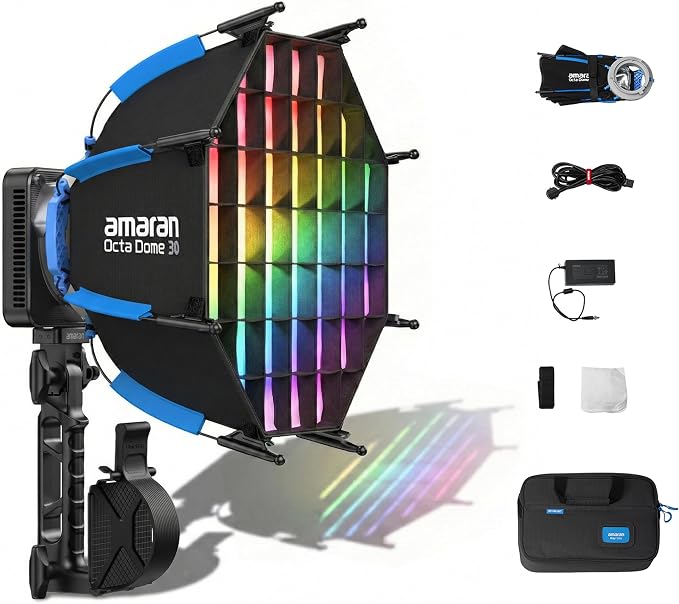 Amaran Ray 120c RGB LED Monolight, 120W Full Color COB Video Light