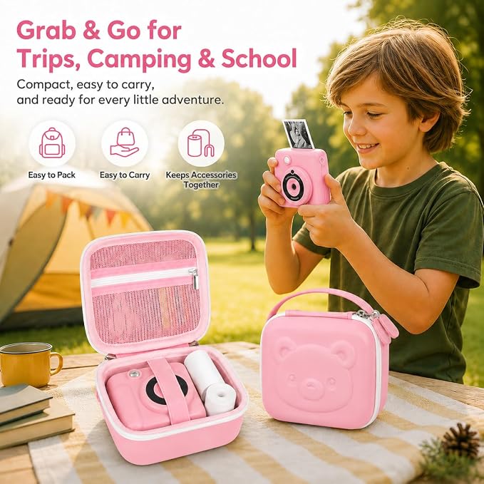 PAIYULE Kids Instant Print Camera Case