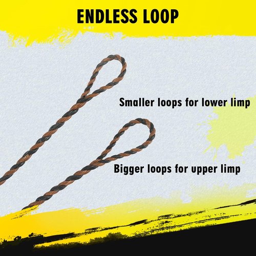 LWANO D97 Flemish Twist Bow String - Handmade Fast Flight 16 Strands | 54-70in Replacement for Longbow & Recurve Bow