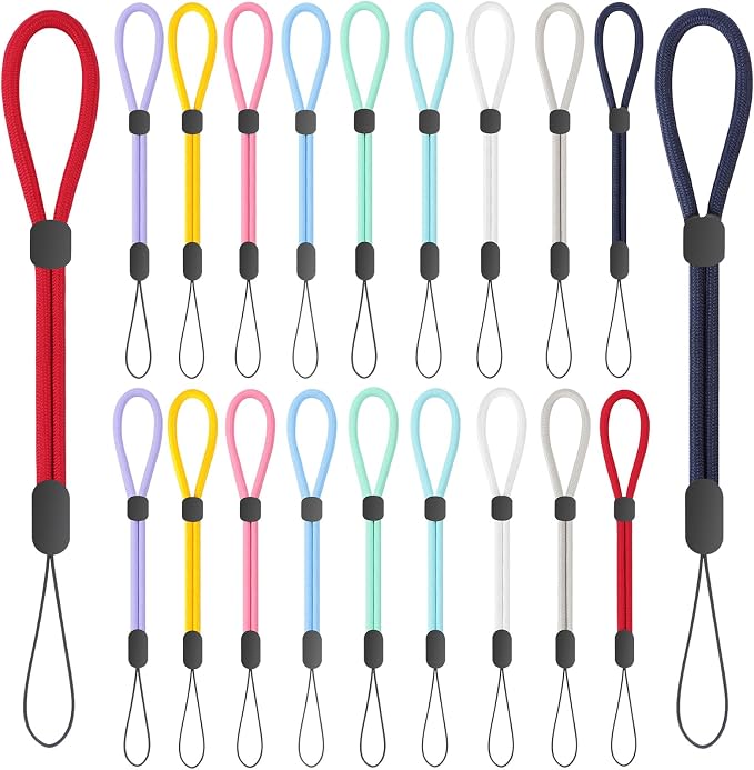 FrgKbTm Hand Wrist Strap Lanyard, Adjustable Nylon Colorful