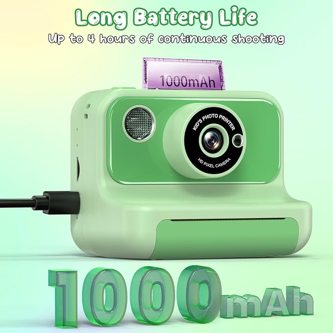 Kids Camera Instant Print, Christmas Birthday Gifts